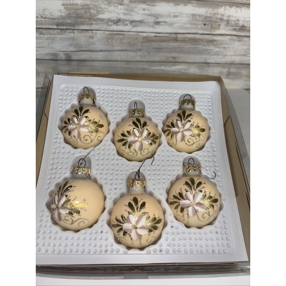 VTG Handcrafted Ornaments for Kurt Adler Inc. Set Of 6
